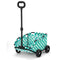 Green Lattice Compact Foldable Pet Stroller for Dogs and Cats - Lightweight Travel Pushchair for Small Pets, Teddy Dogs, and Cats - Portable and Collapsible Pet Buggy for Outdoor Adventures