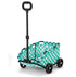 Green Lattice Compact Foldable Pet Stroller for Dogs and Cats - Lightweight Travel Pushchair for Small Pets, Teddy Dogs, and Cats - Portable and Collapsible Pet Buggy for Outdoor Adventures