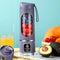 Purple Portable Rechargeable Juicer Cup - New Model Multifunctional Small Juice Blender for Students and Home Use