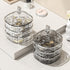 Grey Three-Layer Rotatable Jewelry Organizer Box - Stylish and Anti-Oxidation Storage for Earrings, Necklaces, and Rings