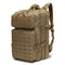 Khaki Outdoor sports backpack Large capacity travel commuter backpack Water-proof multifunctional backpack