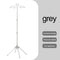 Grey Adjustable Foldable Garment Steamer Stand - Independent Support for Home Use