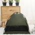 S Green Foldable Breathable Summer Pet Tent with Cooling Mat  Portable Outdoor and Indoor Pet Shelter