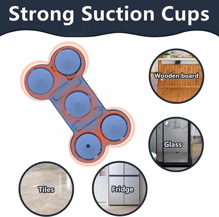 Grey Silicone Pet Licking Mat Slow Feeder Pad with Strong Suction and Foldable Design, Heat Resistant -40Â°C to 240Â°C, for Dogs and Cats