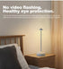 Gold Modern Minimalist Aluminum LED Mushroom Night Light - Creative Bedside Atmosphere Lamp for Dining Room and Bedroom