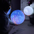Holding the dreamy starry sky grey top + navy blue pants Creative Astronaut Bluetooth Speaker with 3D Starry Sky Lighting, Portable Wireless Moon Lamp Speaker  Perfect Gift for Space Enthusiasts