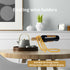 Gold Modern Floating Pearl Wine Bottle Holder  Elegant Home Decor, Unique Kitchen Accessory for Dining, Bar, and Living Room