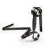 Black Modern Ribbon Wine Bottle Holder - Creative Floating Wine Rack for Home and Bar DÃ©cor
