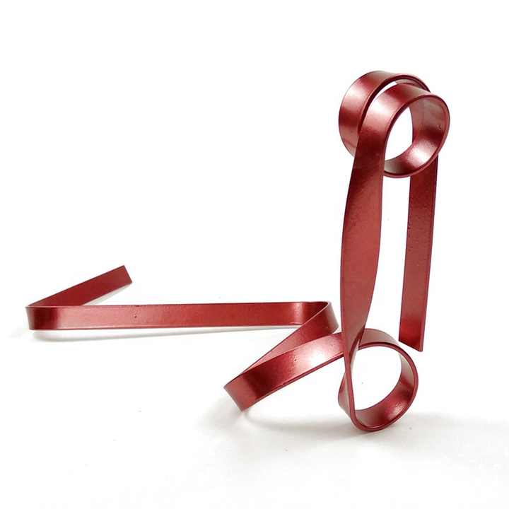 Black Modern Ribbon Wine Bottle Holder - Creative Floating Wine Rack for Home and Bar DÃ©cor