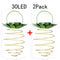 2 Pcs 30 LEDS Solar Pineapple Lantern  Outdoor LED Decorative Hanging Light, Waterproof Iron Art, Solar-Powered Garden String Light