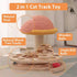 Large Pink Interactive Cat Scratching Post with Ball Track  Fun Mushroom-Shaped Cat Toy for Play, Scratching, and Entertainment