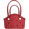Red Portable EVA Pet Handbag - DIY Custom Decoration Carrier for Small Pets, Beach, and Outdoor Use Large Capacity