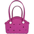Rose Red Portable EVA Pet Handbag - DIY Custom Decoration Carrier for Small Pets, Beach, and Outdoor Use Large Capacity