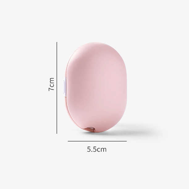 2 Pcs Pink Portable Mini Toothbrush Sanitizer - Compact Travel UV-C Sterilizer for Home and Travel Use