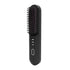 Black Wireless Hair Straightening Brush - Portable 2-in-1 Styling Tool with USB Charging, Ceramic Heat Technology, and Compact Design