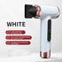 White Wireless Hair Dryer with Cold & Hot Air, Portable Large-Capacity Rechargeable Ionic Dryer, Fast-Drying, Lightweight and Compact for Home and Travel