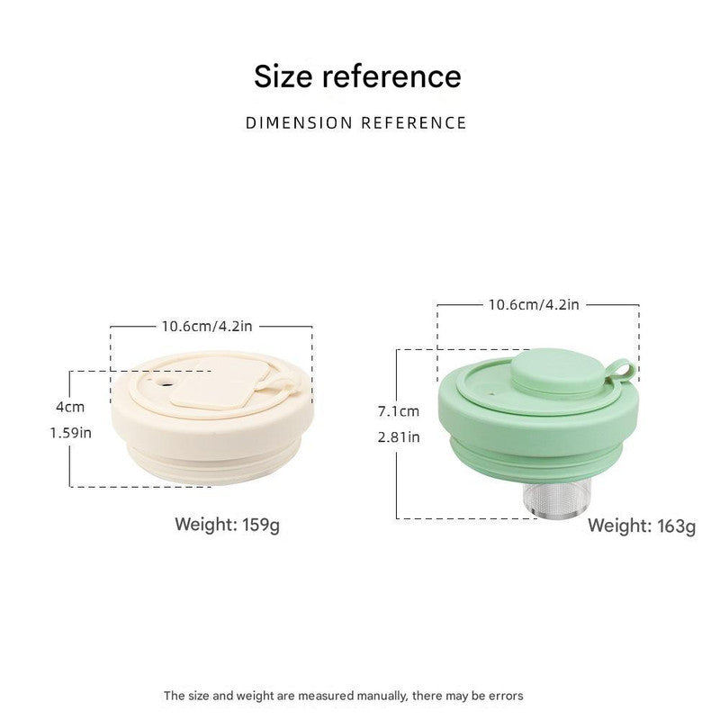 Off White 40oz Silicone Replacement Coffee and Pill Mug Lid - BPA-Free, Leak-Proof, Dishwasher Safe