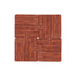 Reddish Brown Natural Black Walnut Wooden Coasters, Heat-Resistant Tea Cup Pads, Puzzle-Shaped Drink Mats, Eco-Friendly Tea Accessories Set