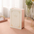 Off White Creative PU Jewelry Storage Book - Magnetic Closure Organizer for Earrings, Rings, and NecklacesThe Jewelry is a prop for the photo shoot and is not included