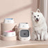 Grey Anti-Spill Floating Pet Water Bowl for Dogs and Cats - 1L Capacity, Splash-Proof and Anti-Wet Mouth Design