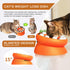 Pink Interactive Slow Feeder Cat Bowl - 15Â° Tilt Design, Puzzle Feeder for Healthy Eating