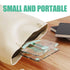 Black Acrylic Foldable Tablet and Phone Stand - 360Â° Rotation, Anti-Slip Design, Lightweight and Compact