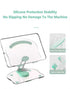 White Acrylic Foldable Tablet and Phone Stand - 360Â° Rotation, Anti-Slip Design, Lightweight and Compact