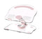 Pink Acrylic Foldable Tablet and Phone Stand - 360Â° Rotation, Anti-Slip Design, Lightweight and Compact