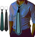 Style 05 LED Sound-Activated Glowing Tie - Party Performance Accessory with Adjustable Light Patterns(Batteries not included, self-provided)