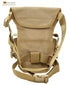 Black Tactical Outdoor Leg Bag  900D Durable Multi-Layer Waist Pack for Cycling, Fishing, and Security