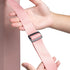 Pink Durable Yoga Mat Carry Bag - Multi-Functional Fitness Backpack with Wet PocketMugs are filming props, not included