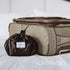 Black Portable Drawstring Cosmetic Storage Bag for Travel and Daily UseCosmetics pictured are photo props and are not included