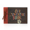 29*19CM 2 Pcs Vintage DIY Scrapbook Photo Album - Our Adventure Book for Travel and Memories