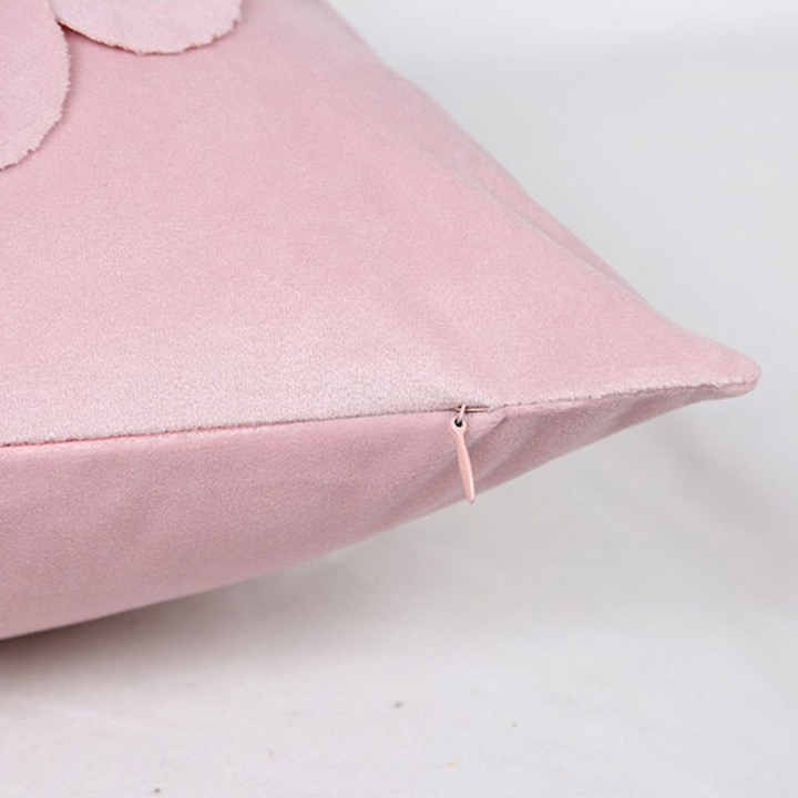 Style 2 Pink 3D Floral Cushion Covers - Modern Luxury Decorative Throw Pillow Covers for Living Room(Without Pillow Insert)