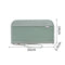 Green Portable RFID Blocking Travel Passport Holder with Large Capacity