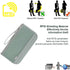 Green Portable RFID Blocking Travel Passport Holder with Large Capacity