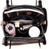 Black Elegant Embossed PU Leather Tote Bag for Women - Large Capacity Handbag with Inner Pouch