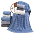 Blue Premium Soft Cotton Towels Set – Absorbent, Quick-Dry, Comfortable and Durable, Available in Multiple Colors