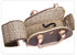 Portable Pet Travel Bag - Anti-Crush Dog Carrier for Outdoor Trips L-42x29x18cm, Coffee Color