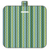 Thickened Waterproof Picnic Blanket - Portable Outdoor Beach Mat for Camping and Hiking 150*200cm(Green Stripes)