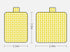 Thickened Waterproof Picnic Blanket - Portable Outdoor Beach Mat for Camping and Hiking 150*200cm(Yellow plaid)