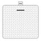 Thickened Waterproof Picnic Blanket - Portable Outdoor Beach Mat for Camping and Hiking 150*200cm(White plaid)