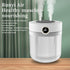 2000ML Large Capacity Humidifier with LED Display - Silent Cool Mist Air Humidifier for Home and Office