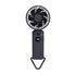 Navy Blue Portable Handheld Fan with 2000mAh Battery - 3-in-1 Design for Desk, Handheld, and Hanging Use (Model Q3)