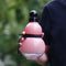 32oz Black Myth Wukong Inspired Gourd Water Plastic Pink Bottle - Decorative Double-Layer Flask with Calligraphy and Accessories