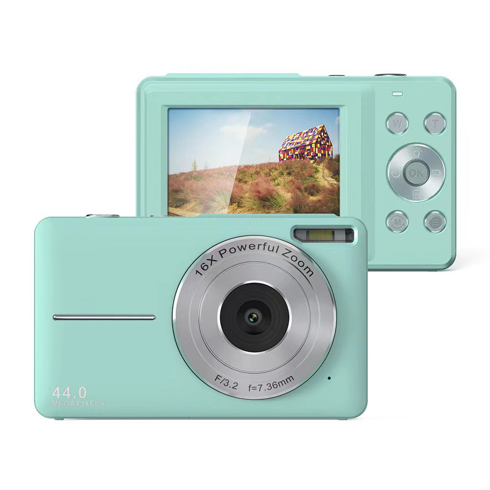 Pink DC403 Digital Camera Bundle - Fixed Focus, 2.4-Inch Screen, 32GB Memory Card Included