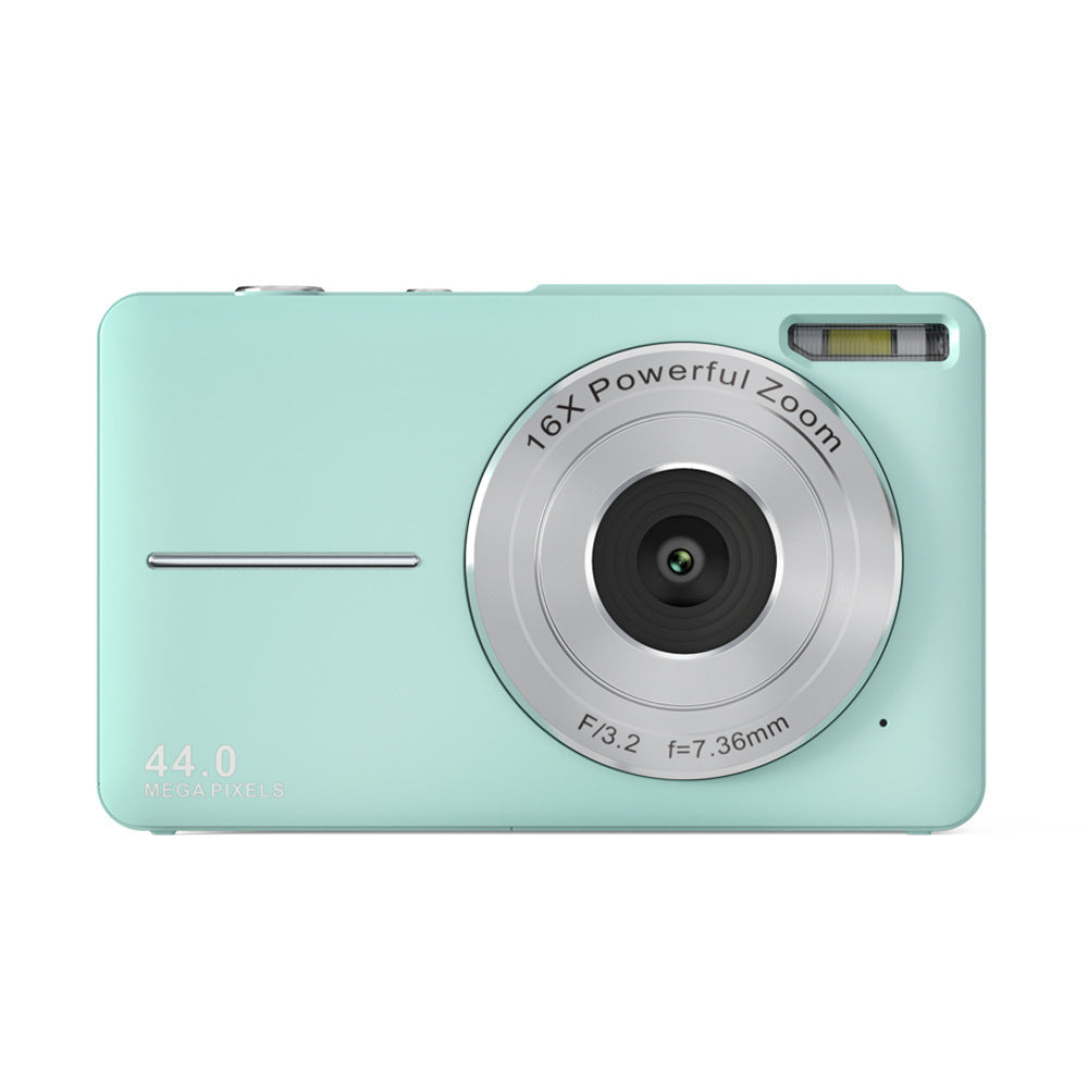 Green DC403 Digital Camera Bundle - Fixed Focus, 2.4-Inch Screen, 32GB Memory Card Included