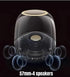 LP90 White 360Â° Bluetooth Home Theater Speaker - LED Light Effect, 120W Surround Sound