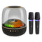 LP90 Black 360Â° Bluetooth Home Theater Speaker With Two Microphones - LED Light Effect, 120W Surround Sound