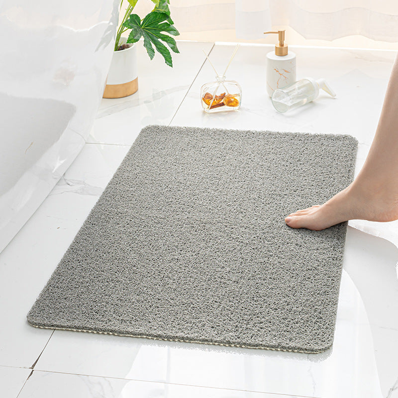 Gray Non-Slip Loofah-Style Bathroom Mat – Quick-Dry and Soft 40*60cm